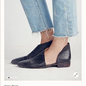 Free People Royale Flats in black